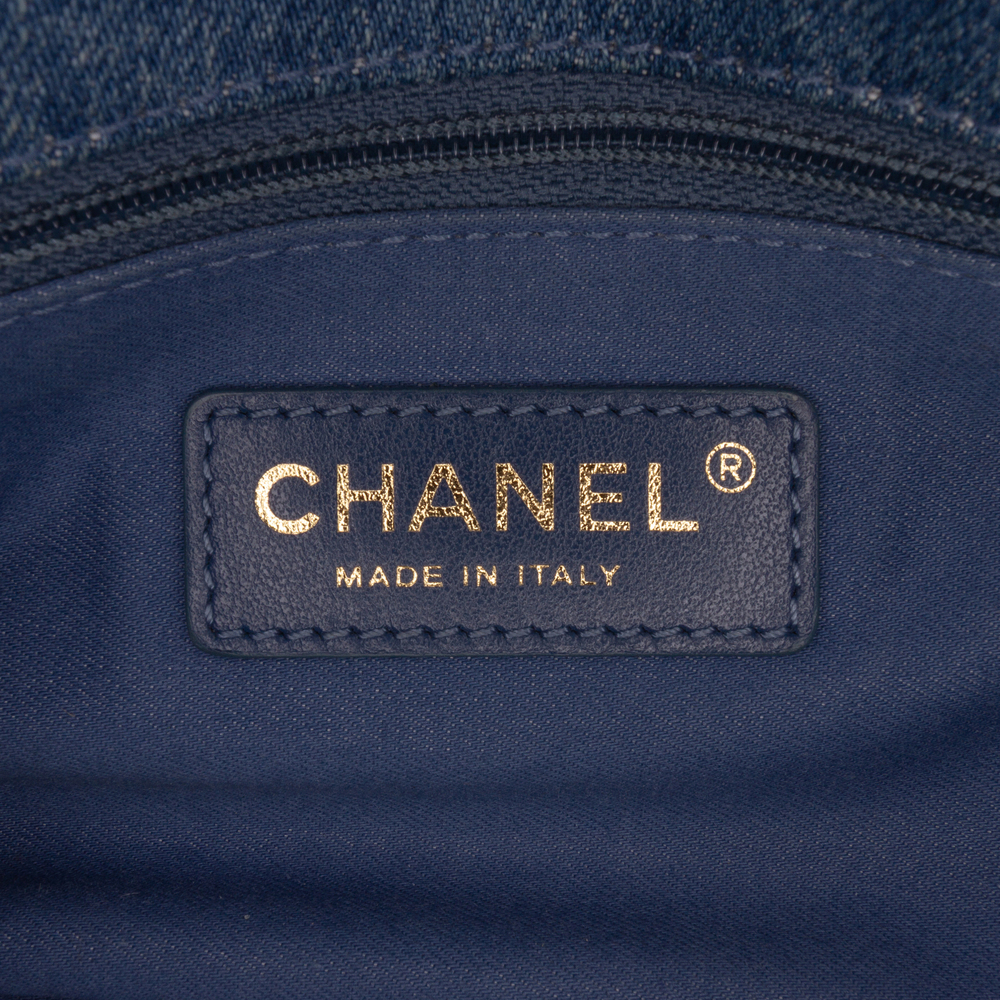 Pre-Loved Chanel Mini Rectangular Quilted Denim M… - image 5